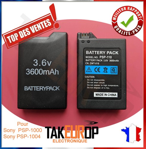 Batterie pour sony psp - batterie,