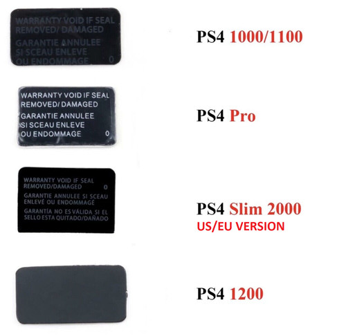 Autocollants garantie ps4 - autocollants, (x2)