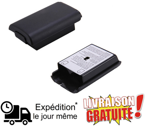 Cache batterie noir - , manette